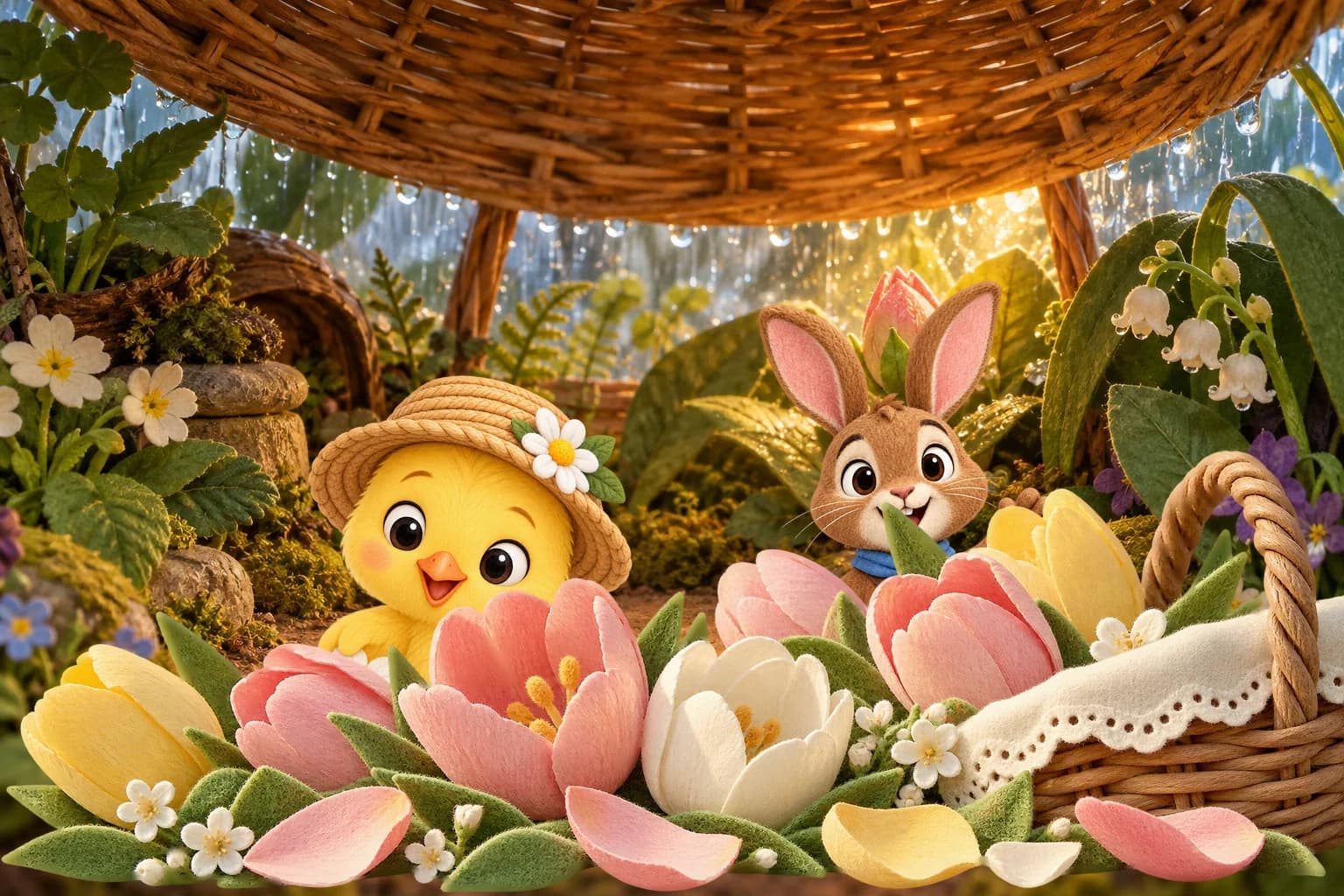 Illustration — La fête des fleurs timides, partie 2