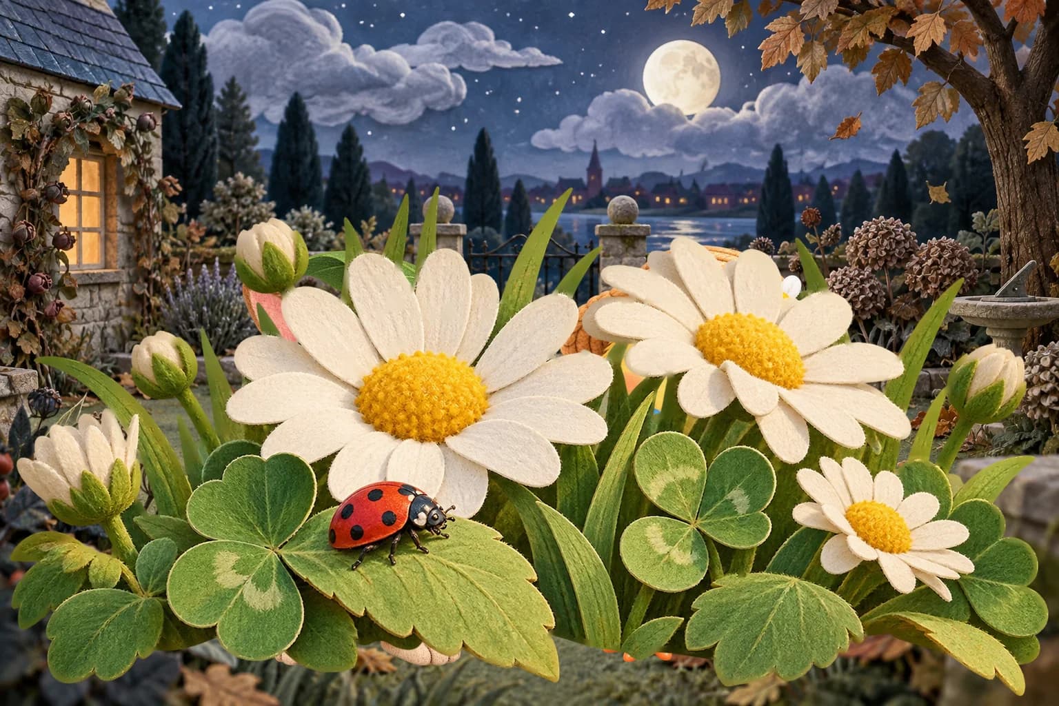 Illustration — Le panier des fleurs endormies, partie 2